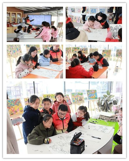 志愿新時代 青年當先鋒丨睢寧縣青年志愿在行動 美術(shù)輔導服務(wù)